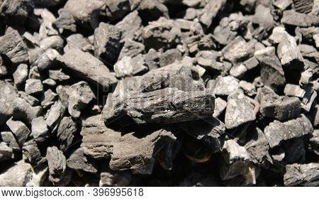 Many Wooden Charcoal Outdoor The Home With Charcole Background.