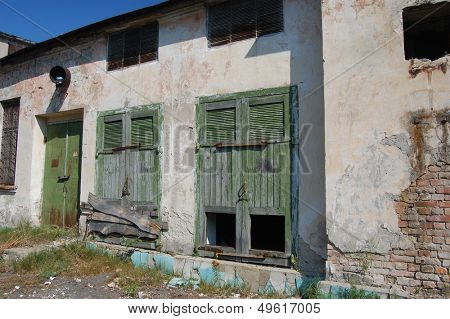 Abandoned military base  near Chernobyl alienation area Ukraine,Radio communication centre