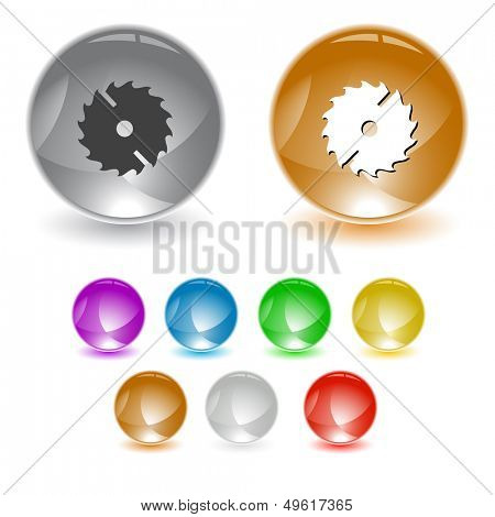 Circ saw. Raster interface element.