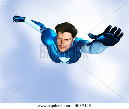 Mandlige superhelte flyvende