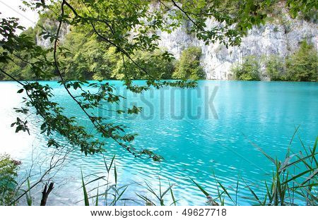 amazing turquoise lake