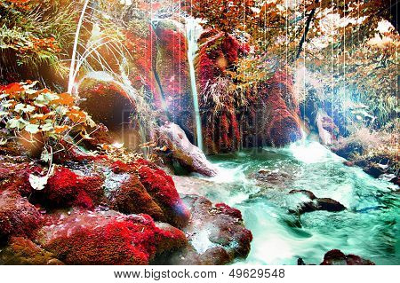 fairy forest - artistic picture in fantasy style