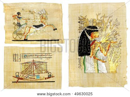 egyptian papyrus set