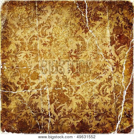 vintage golden paper