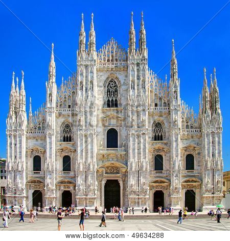 Milan dome - italian landmarks series