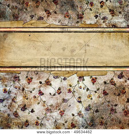 vintage background with place for text