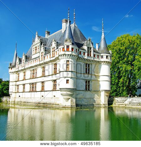 amazing castles of Loire valley - Azey