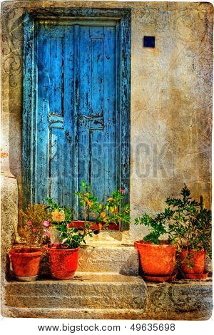 colors of Greece (vintage artistic series )