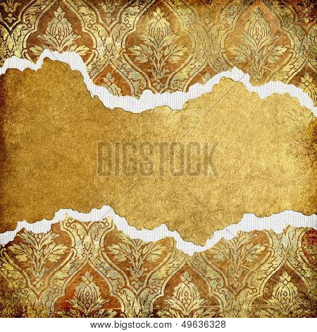 vintage  background with tattered borders