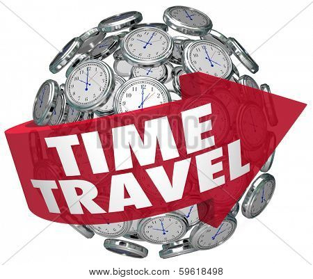Time Travel Words Clock Sphere Future Prediction
