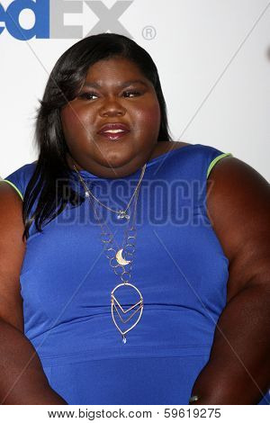 LOS ANGELES - FEB 8:  Gabourey Sidibe at the 2014 NAACP Image Awards Nominees Luncheon at Loews Hollywood Hotel on February 8, 2014 in Los Angeles, CA