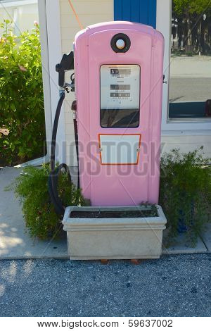 Pink gas pump