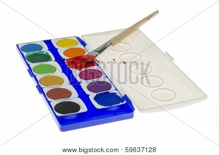 Paintbox With Brush