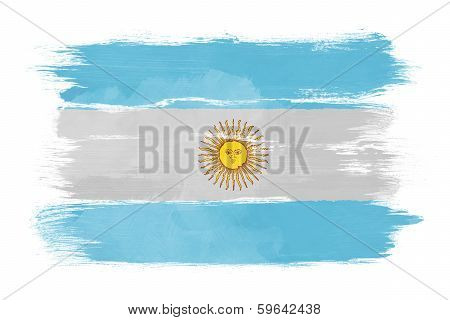 The Argentine flag