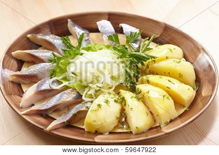 Matjes with Potatoes
