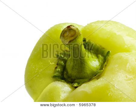 Peperone giallo verde