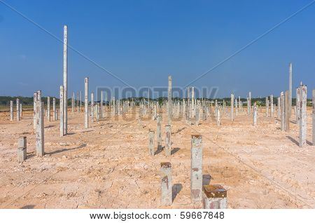 Construction, piling stage