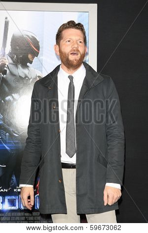 LOS ANGELES - FEB 10: Joshua Zetumer at the premiere of Columbia Pictures' 'Robocop' at TCL Chinese Theatre on February 10, 2014 in Los Angeles, California