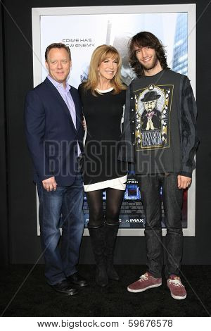 LOS ANGELES - FEB 10:  Steve Fenton, Leeza Gibbons, Troy Meadows at the 