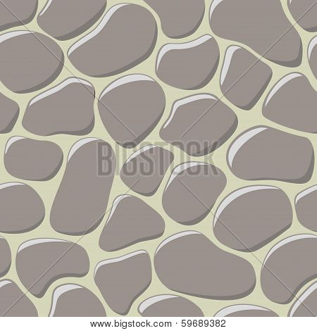 Cobblestone seamless background.