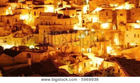 Matera på nigth