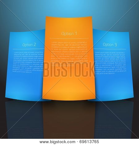 Abstract vector presentation slide
