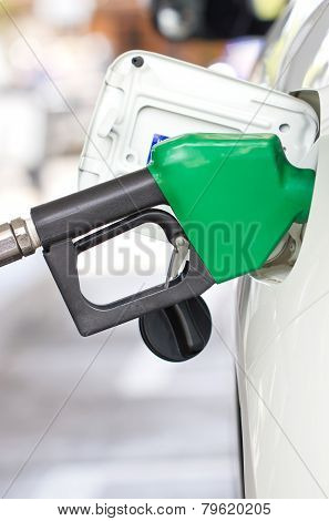 Car With A Gas Pump.