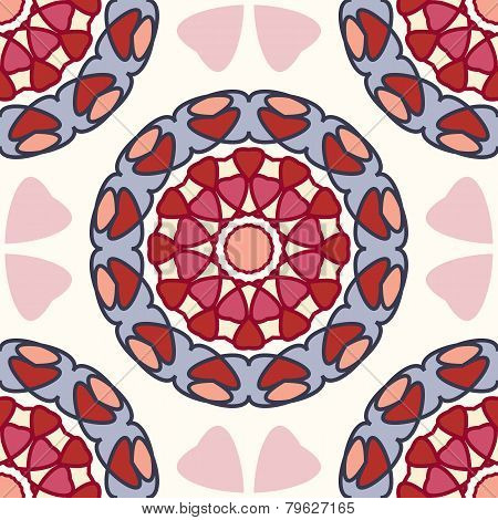 Hearts seamless pattern