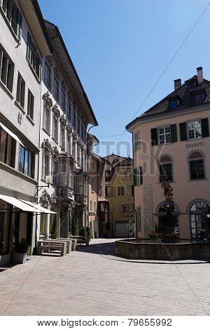 Stein am Rhein, Switzerland, at the Rhine