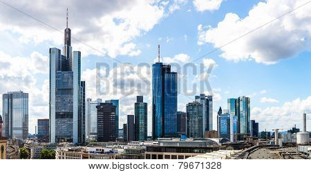 Ginancial District In Frankfurt