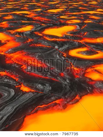 从火山岩浆或熔岩