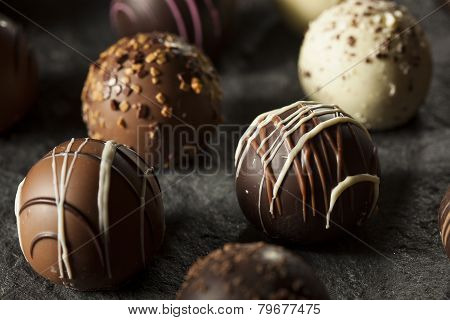 Fancy Dark Chocolate Truffles
