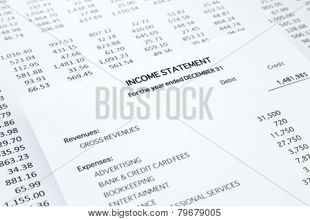 Small Business Income Statement