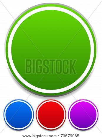 Empty Circles For Your Icons, Symbols, Or Texts
