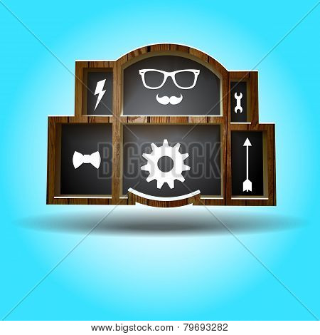 Wooden Shelf