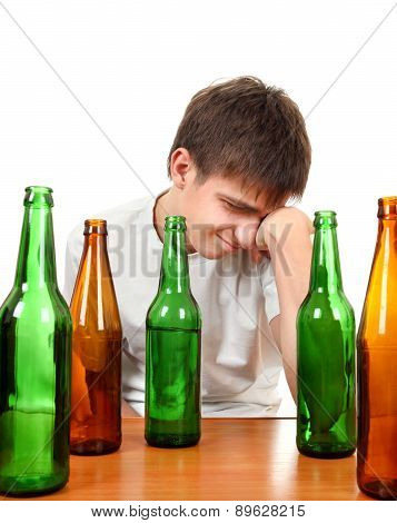 Teenager In Alcohol Addiction