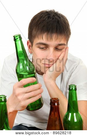 Teenager In Alcohol Addiction