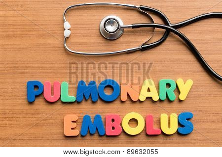pulmonary embolus