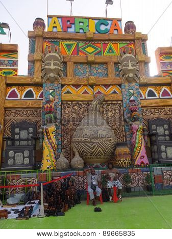 Africa pavilion at Global Village in Dubai, UAE