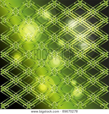 Dark Green gradient background vector with dotted light