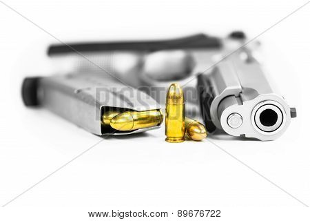Bullets with the gun