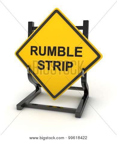 Road Sign - Rumble Strip