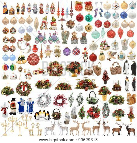 Large christmas toys set