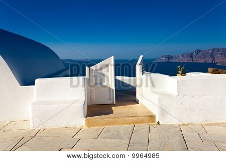 Dveře na Santorini