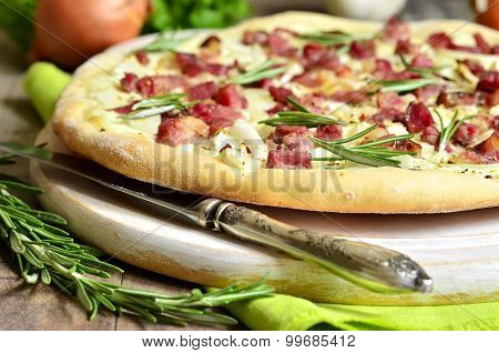 Tarte Flambee.