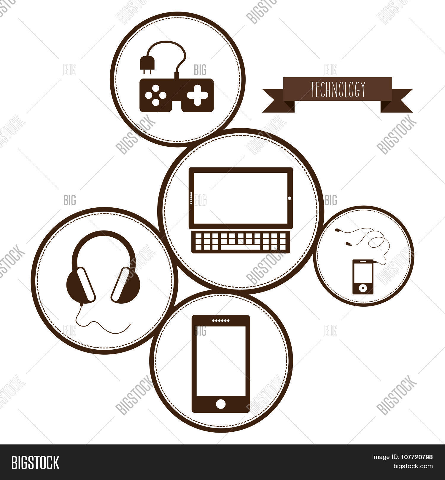Technology Pc Vector Computer Technology Vector & Photo (Free Trial) | Bigstock