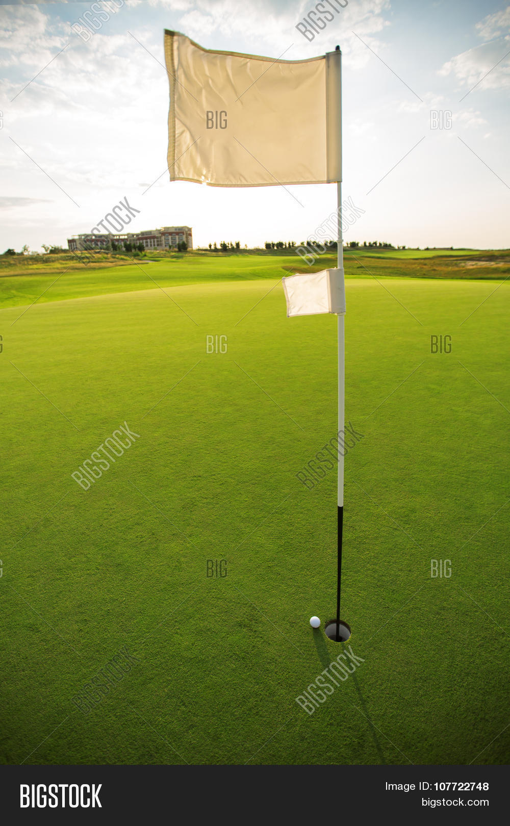 Golf Course Flag On Image & Photo (Free Trial) Bigstock