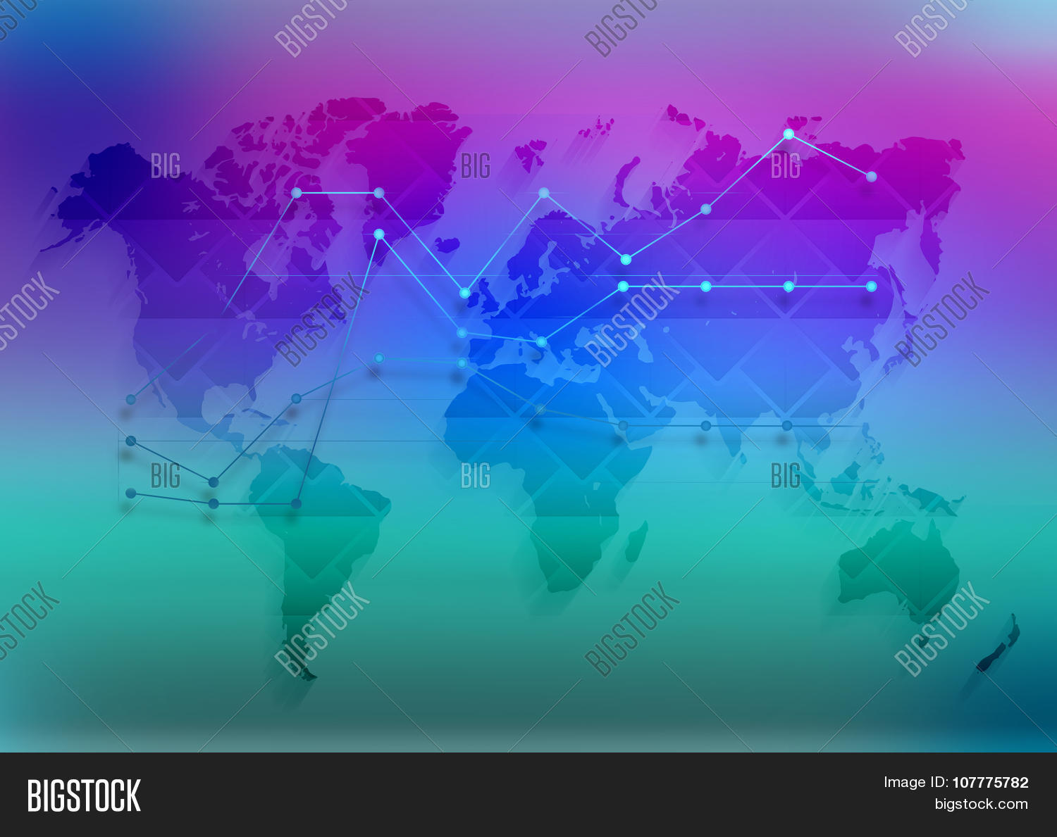 World Map Abstract Image & Photo (Free Trial) | Bigstock