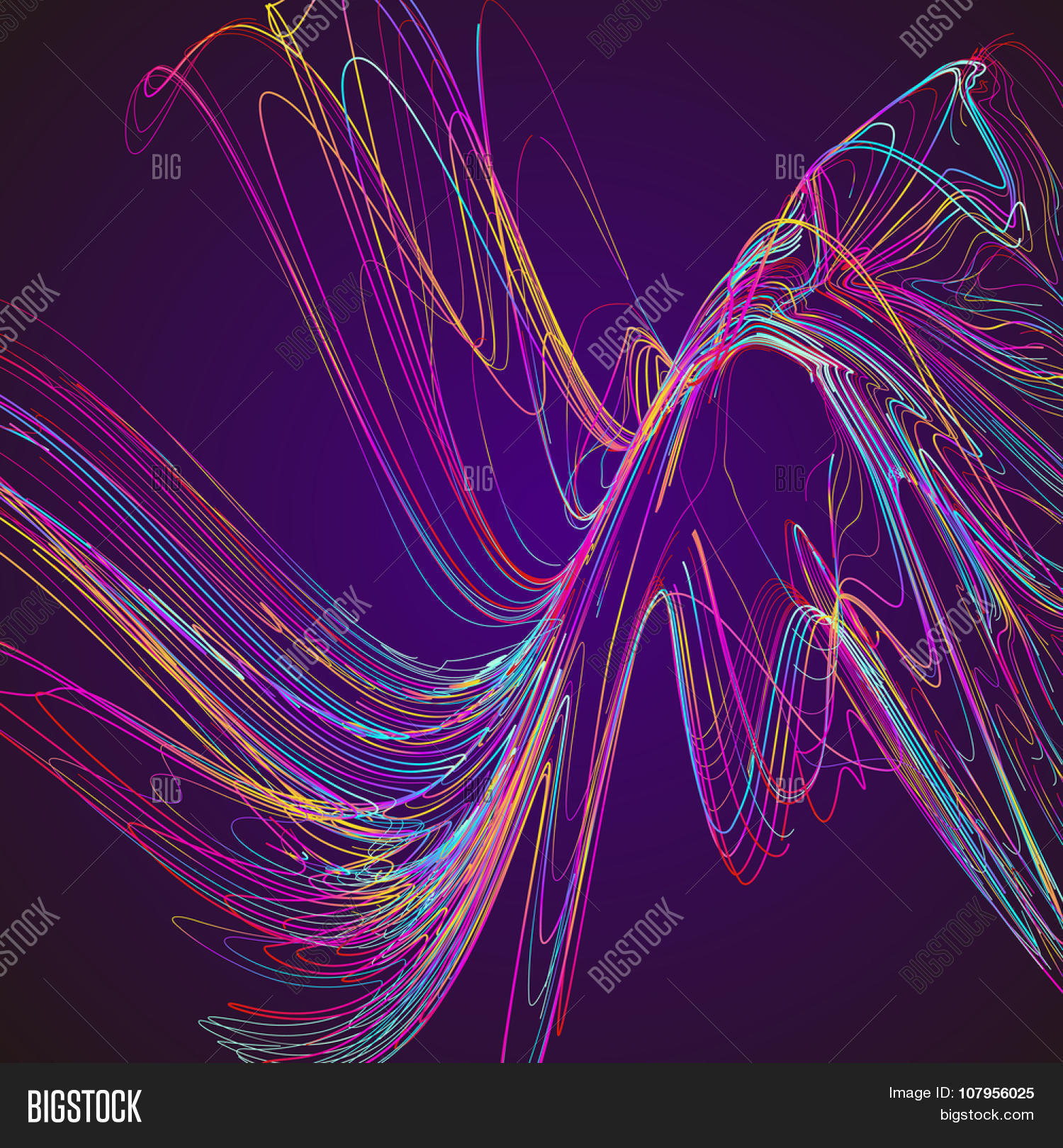 Moving Colorful Lines Vector & Photo (Free Trial) Bigstock