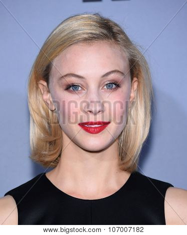 LOS ANGELES - OCT 26:  Sarah Gadon arrives to the InStyle Awards 2015  on October 26, 2015 in Hollywood, CA.                